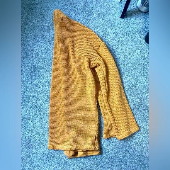 Tobi Womens mustard yellow sweater, Medium - Picture 2 of 7